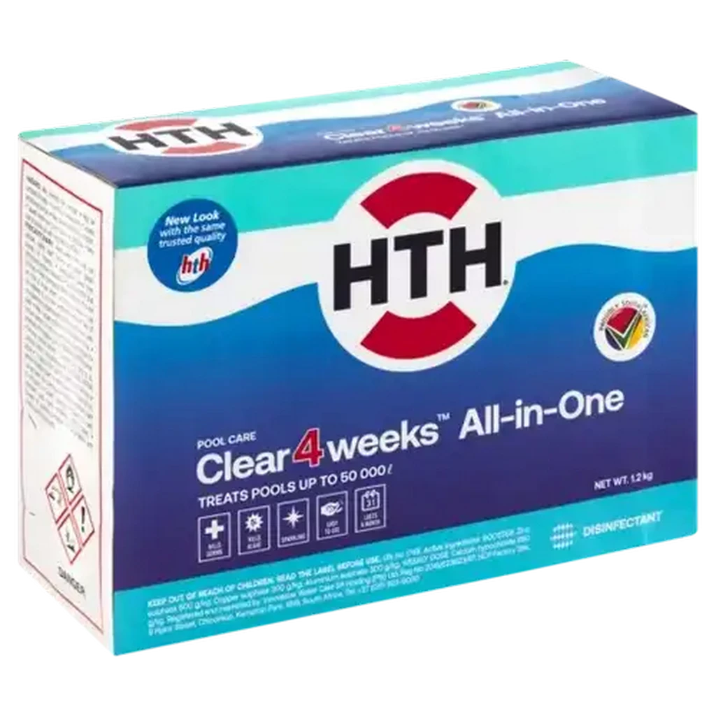 HTH Clear-4-Weeks All-in-One Pool Cleaner 1.2kg