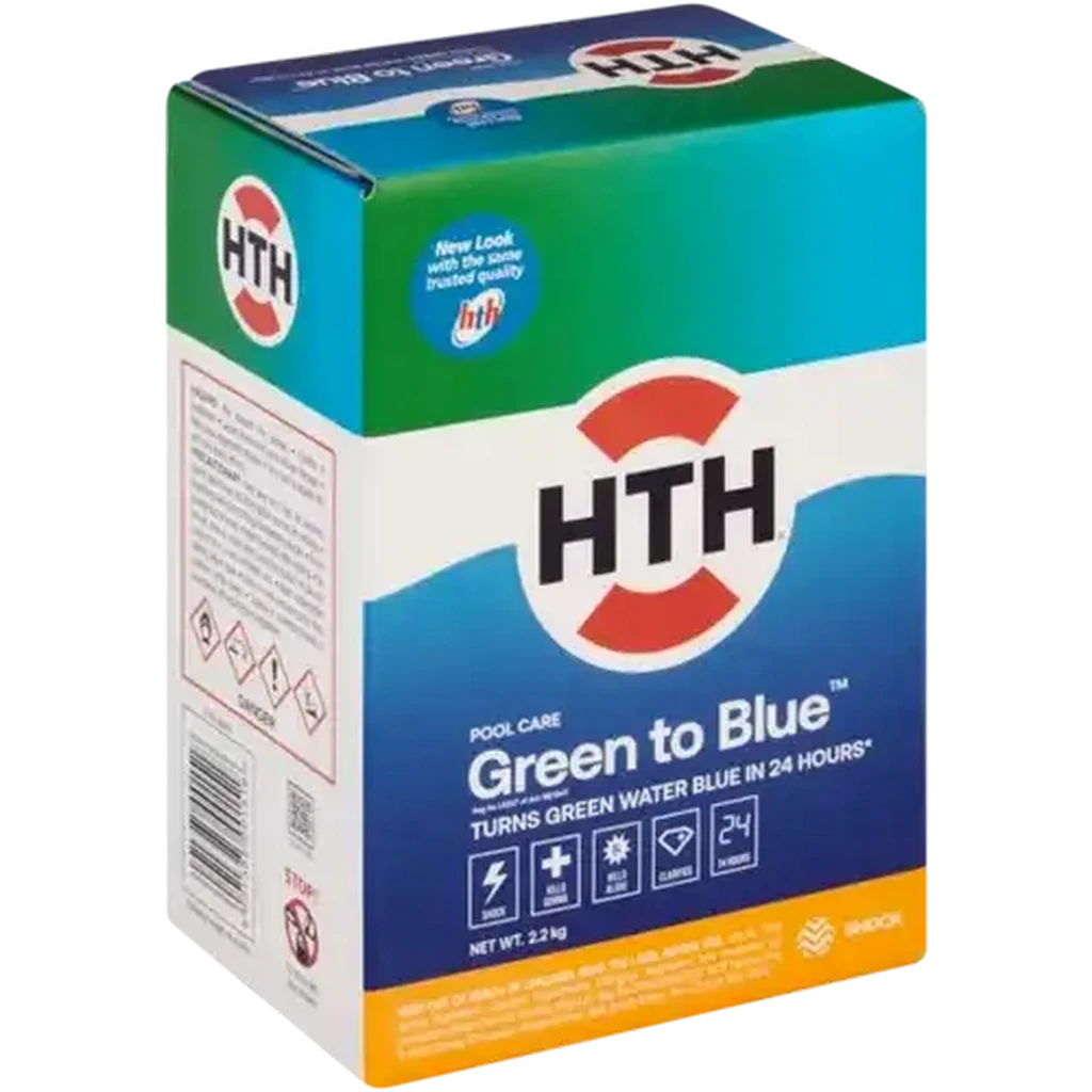 HTH Green to Blue Chlorine Granules 2.2kg