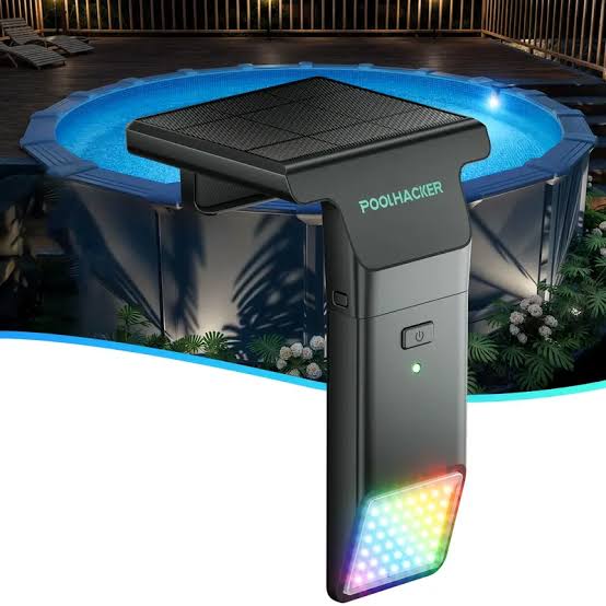 Poolside Solar Light for above ground/in ground pools