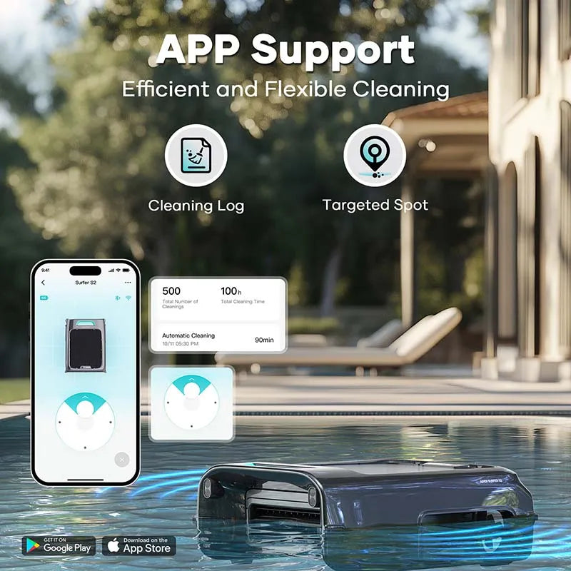 Aiper Surfer S2 Cordless Robotic Pool Skimmer
